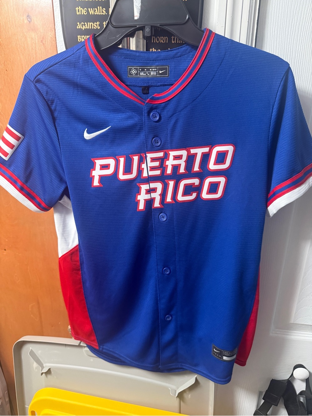 Brand new Nike Puerto Rico 2026 World Baseball Classic jersey size youth M